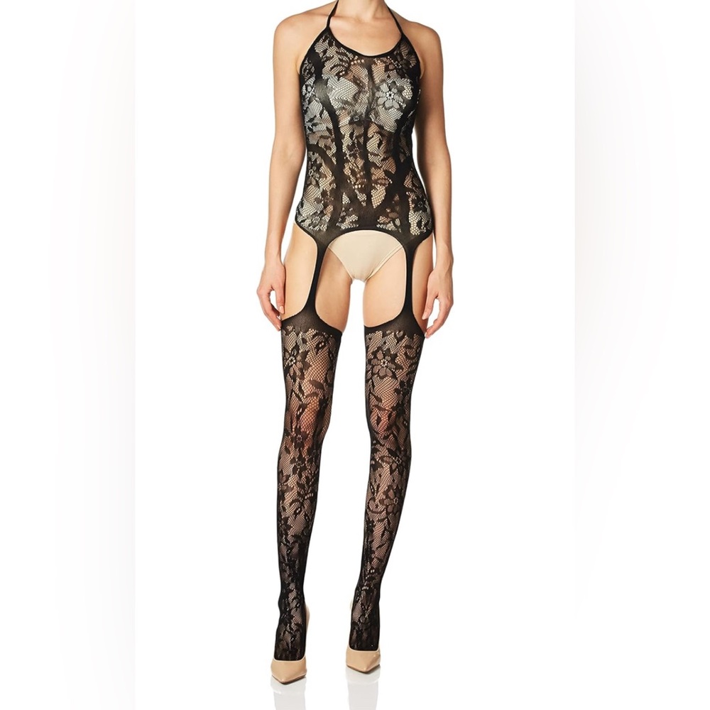 New Dreamgirl Women's Sexy Fashion Lingerie with attached Stockings